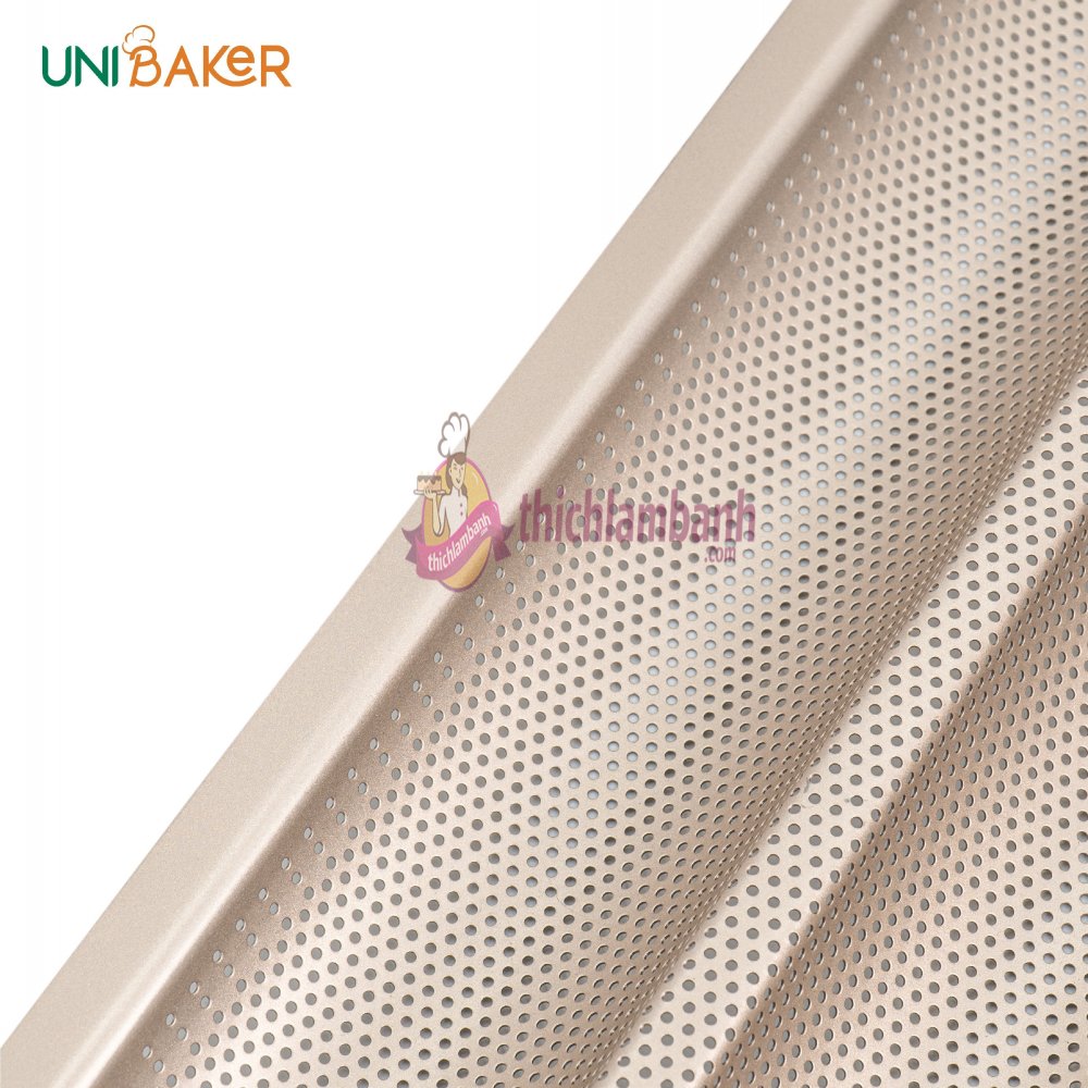 Khay bánh mì chống dính 3 rãnh UNIBAKER MB158