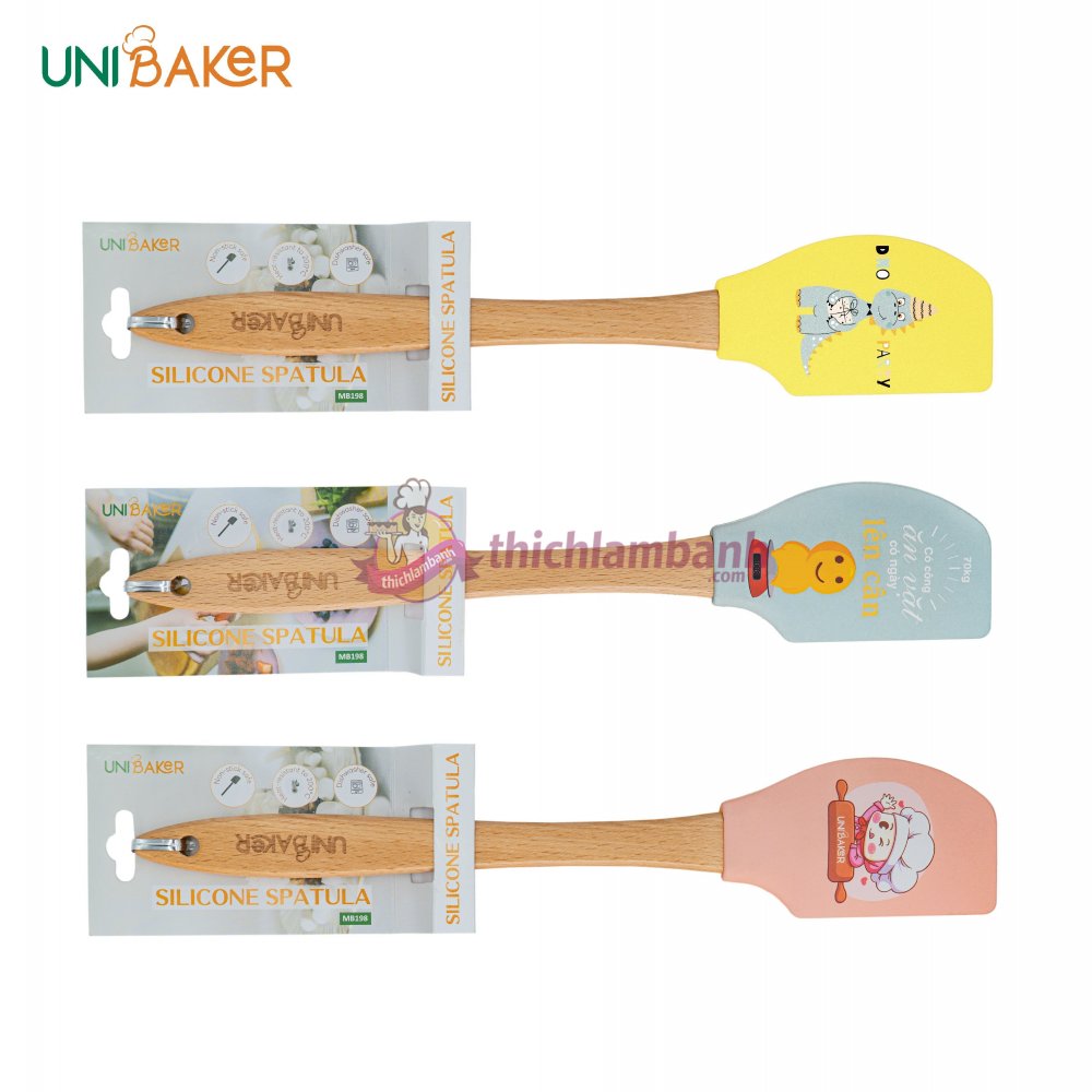 Vét / Spatula silicon UNIBAKER MB198