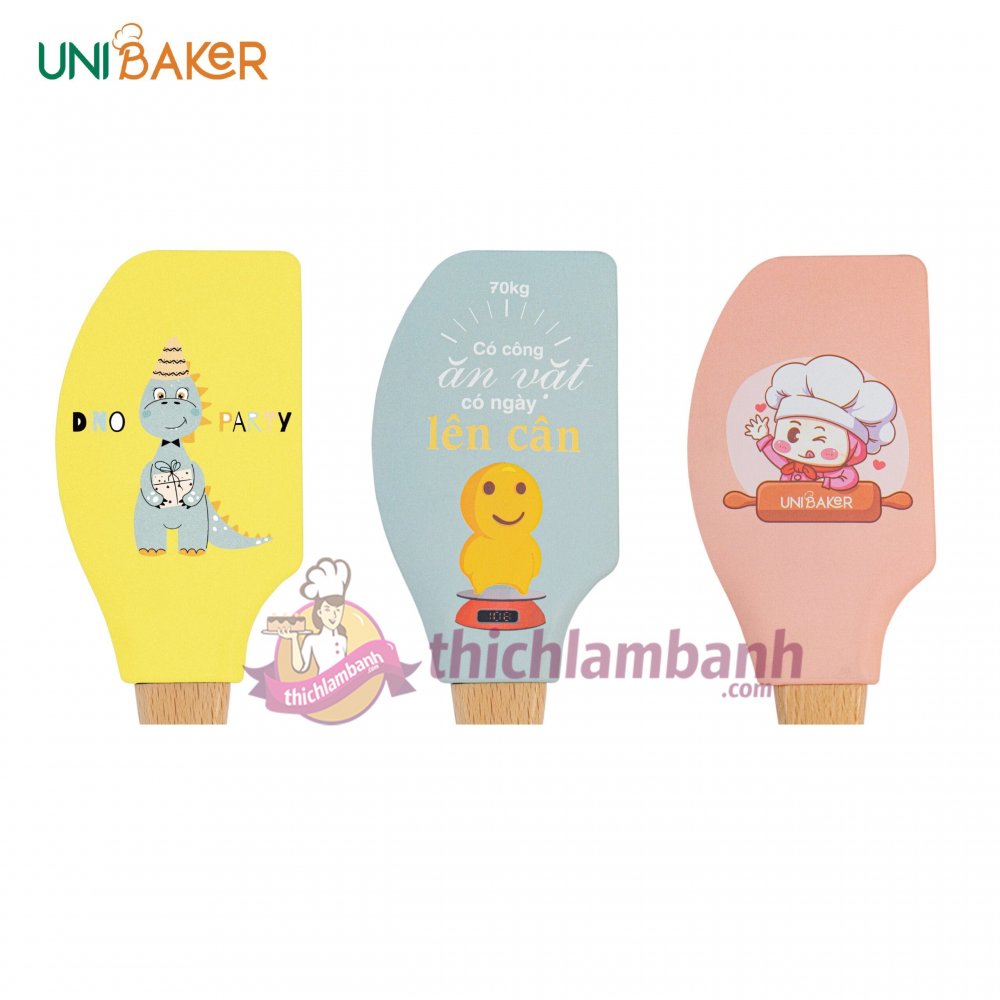 Vét / Spatula silicon UNIBAKER MB198