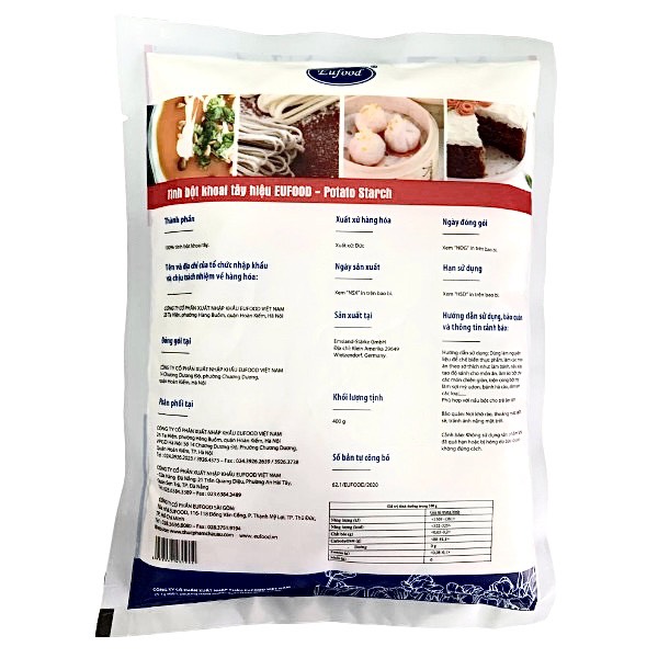 Tinh Bột Khoai Tây Eufood 400g