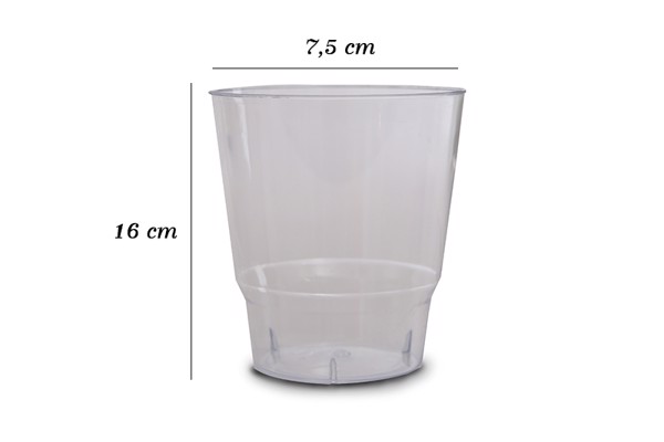 Ly nhựa hàng không, có nắp 10 cái