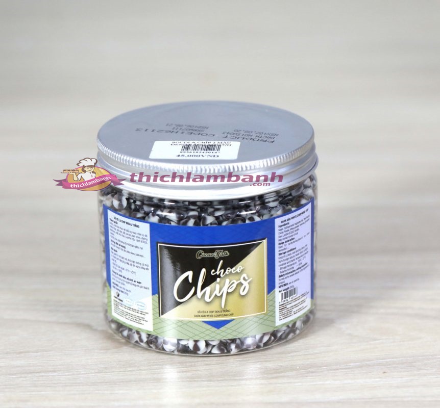 Chocola Chip Lẫn 2 Màu Đen Trắng Cacao Talk