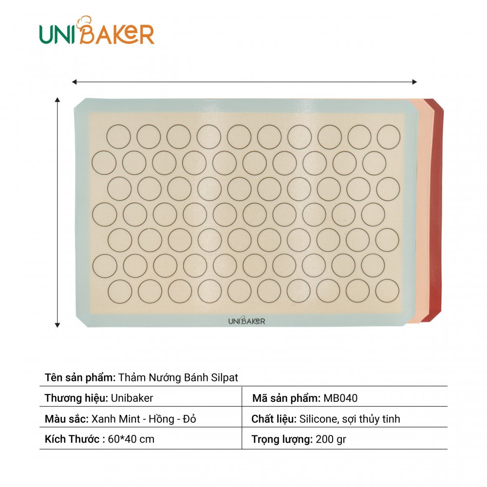 Baking Macaron /  Silpat Uni MB040