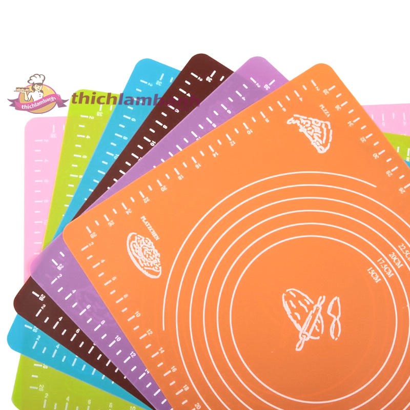Baking mat - Tấm cán bột 30 x 40 cm