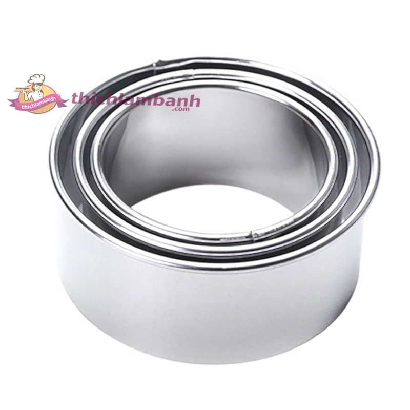 Bộ 3 khuôn nhấn tròn