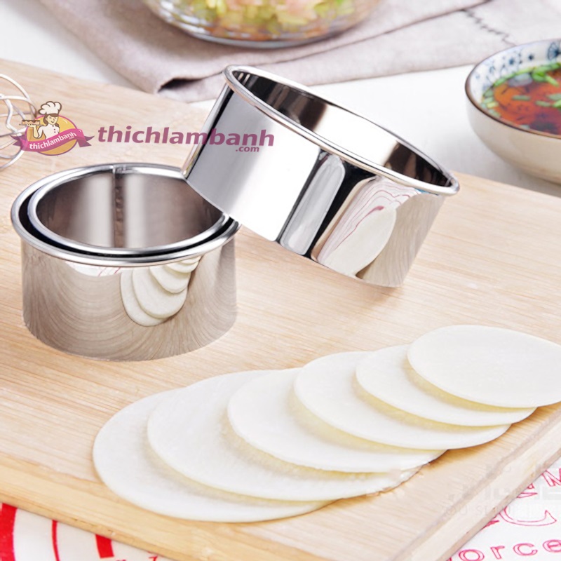 Bộ 3 khuôn nhấn tròn