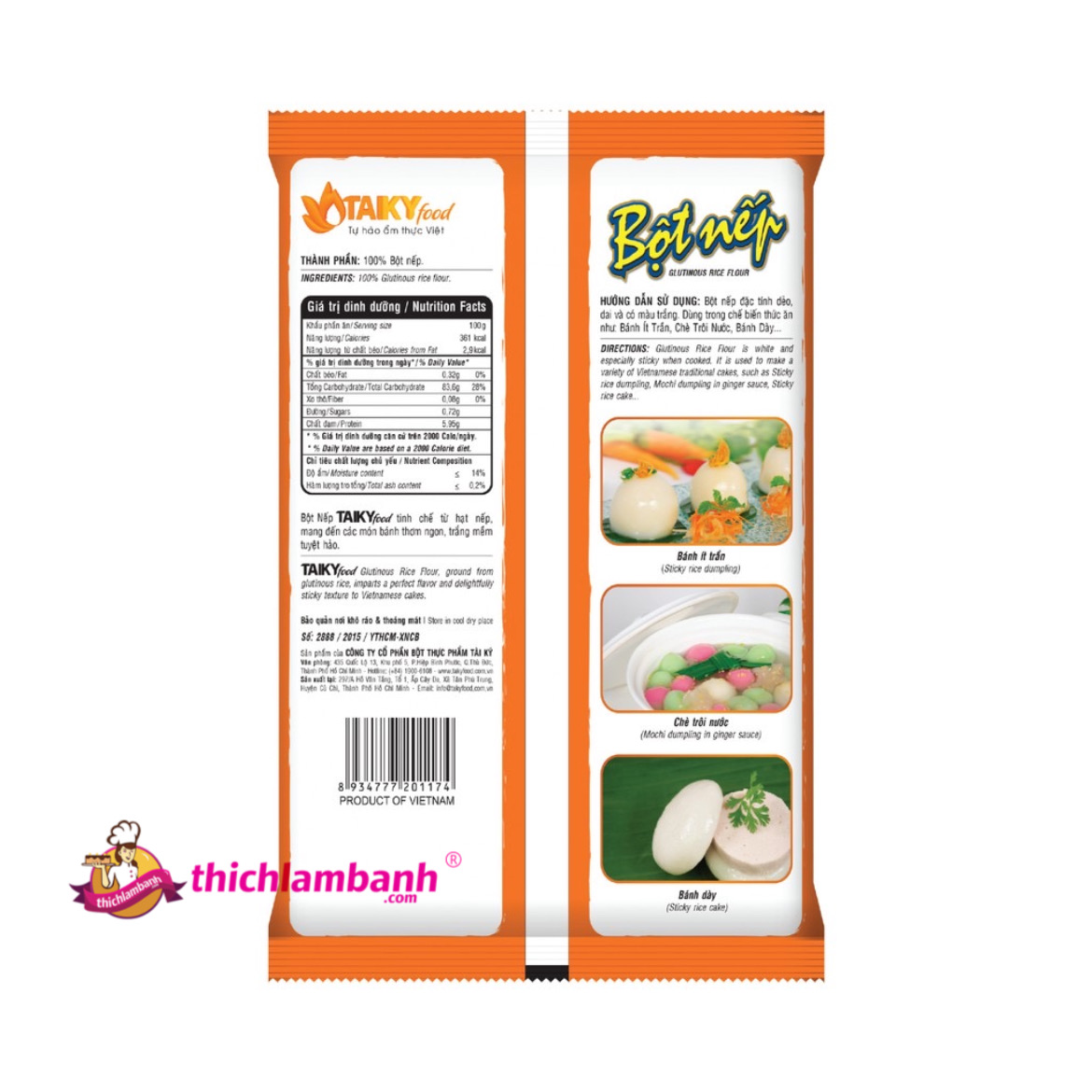 Bột Nếp Tài Ký (400g)