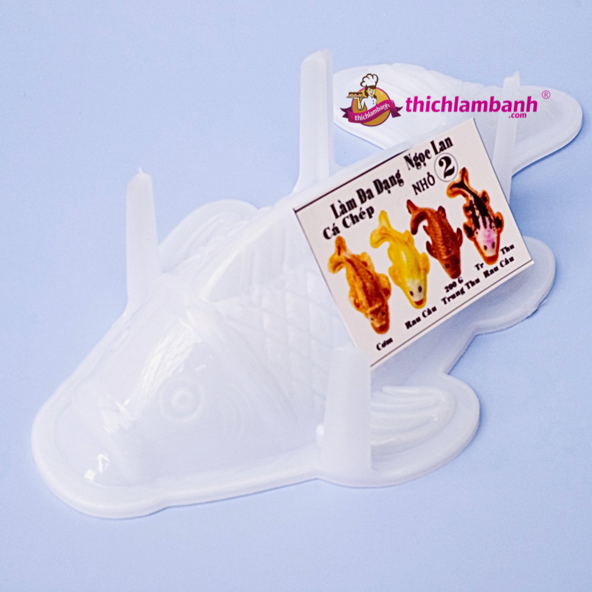 Khuôn cá chép nhựa có chân nhiều kích thước