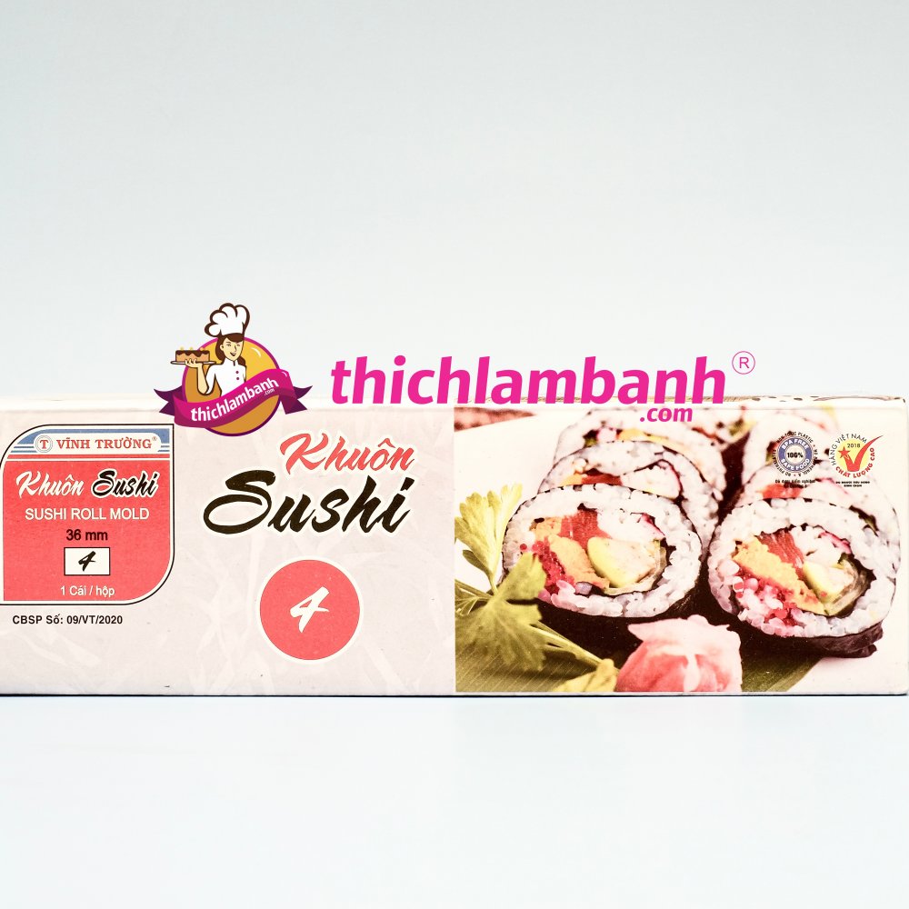 Khuôn Sushi Vĩnh Trường HÌNH TRÒN (mẫu số 4)