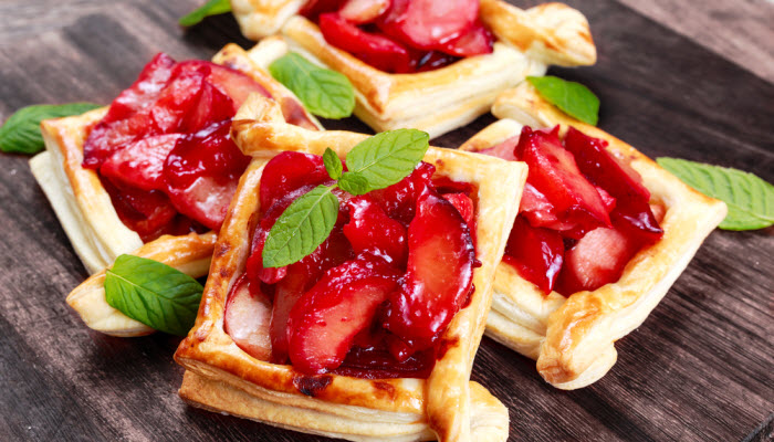 Tấm Cán Mini Puff Pastry 40 Cái (Pateso Hình Vuông)