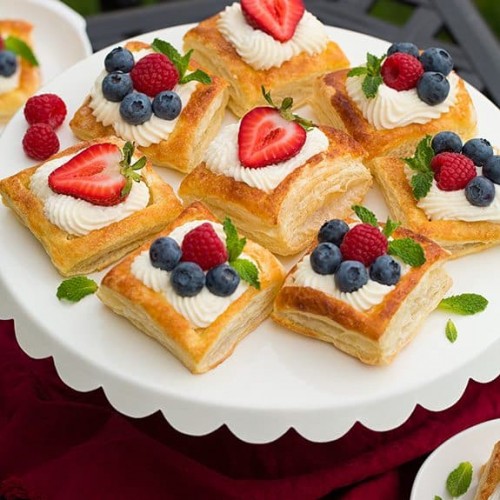 Tấm Cán Mini Puff Pastry 40 Cái (Pateso Hình Vuông)