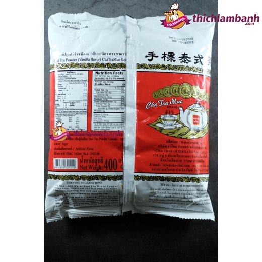 Trà Thái ĐỎ CHATARMUA Dạng Cám 400 gr