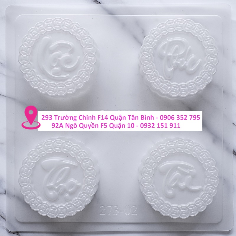 Khuôn Rau Câu PHÚC LỘC THỌ TÀI