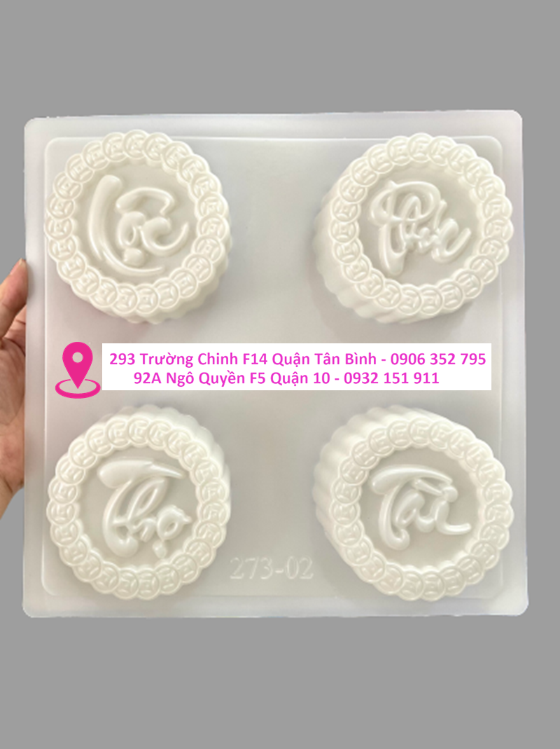 Khuôn Rau Câu PHÚC LỘC THỌ TÀI