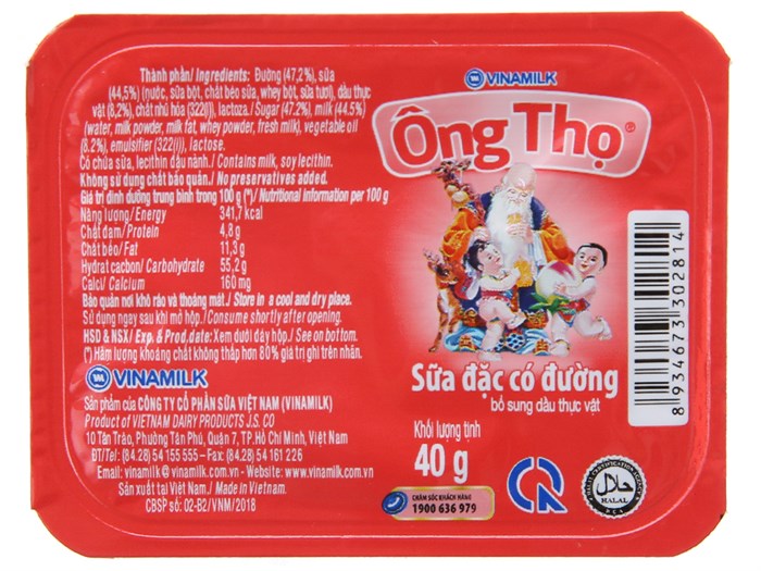 Sữa đặc vỉ ông thọ 40g