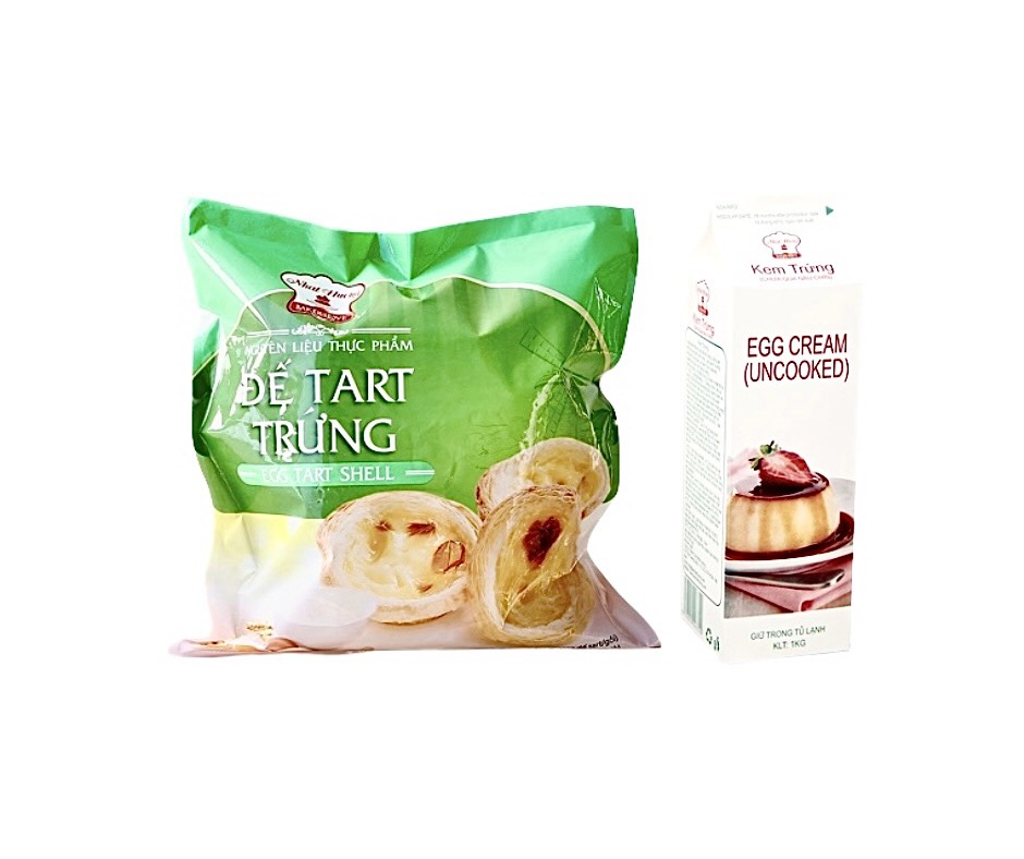 Combo Đế Bánh Tart Trứng Và Kem Trứng