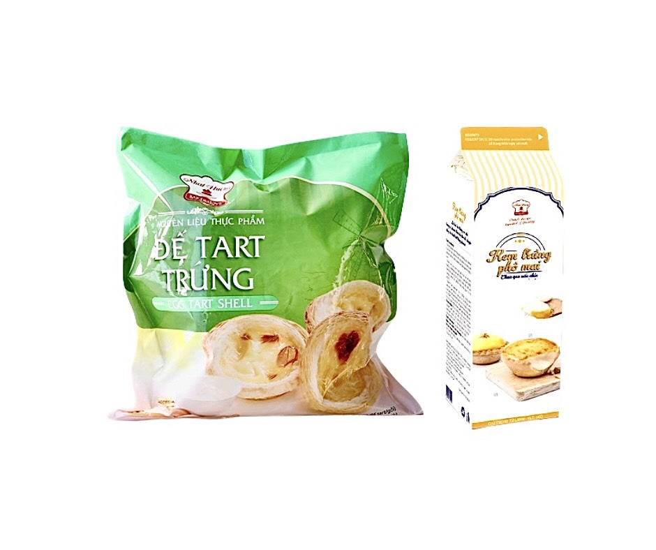 Combo Đế Bánh Tart Trứng Và Kem Trứng Phô Mai
