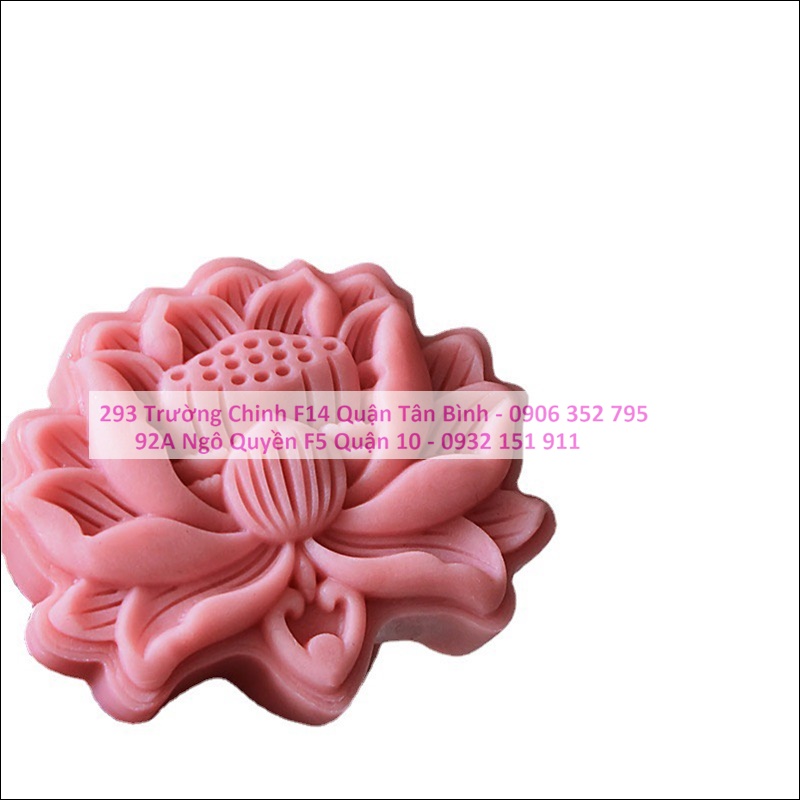 Khuôn lò xo trung thu Đài Sen nở xòe 1 mặt 150g