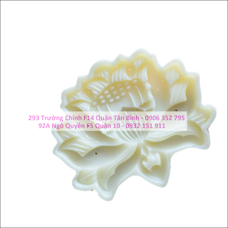 Khuôn lò xo trung thu Đài Sen nở xòe 1 mặt 150g