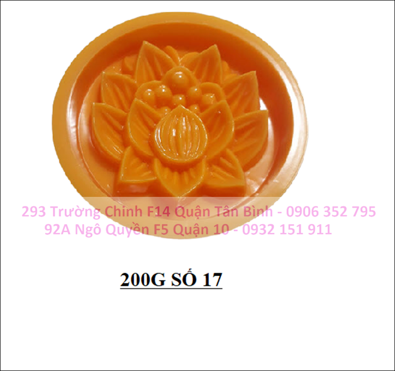 200g Khuôn Trung Thu Nướng-DẻoVĩnh Trường