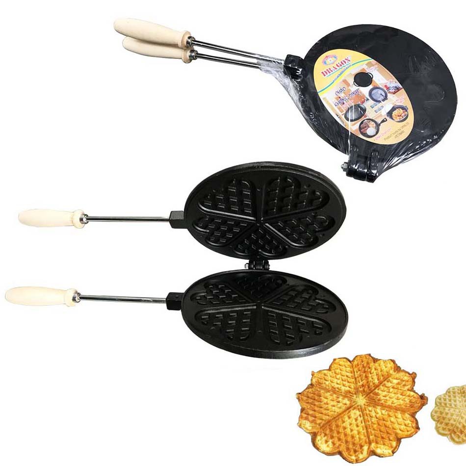 Khuôn bánh kẹp hoa tàn ong chống dính nhỏ 14 cm