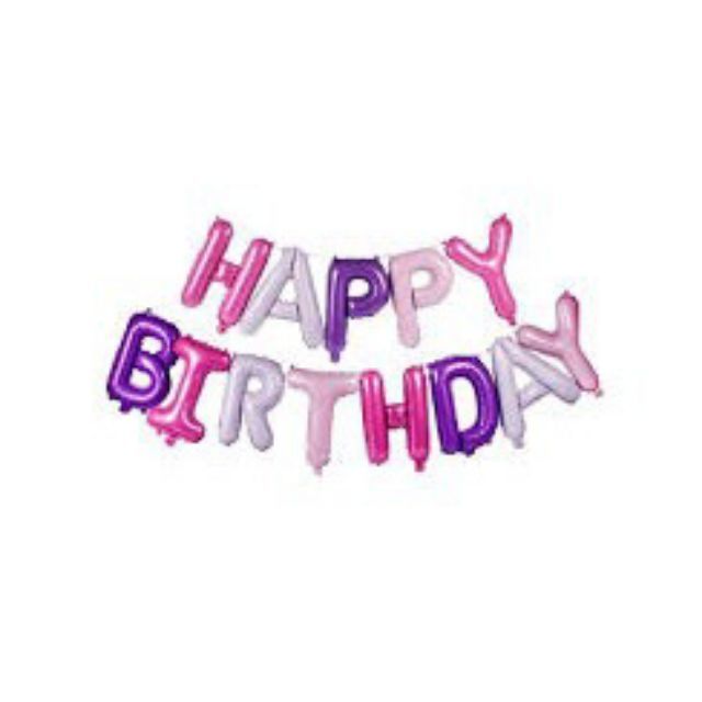 Bộ bóng chữ Happy Birthday - Trang trí sinh nhật