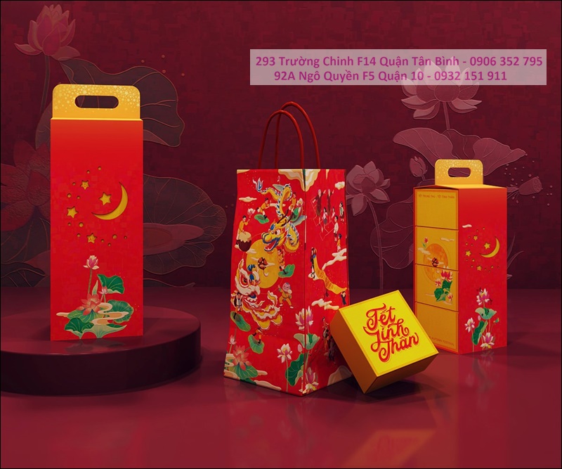 Hộp Trung Thu 2022 - RƯỚC ĐÈN 4 bánh