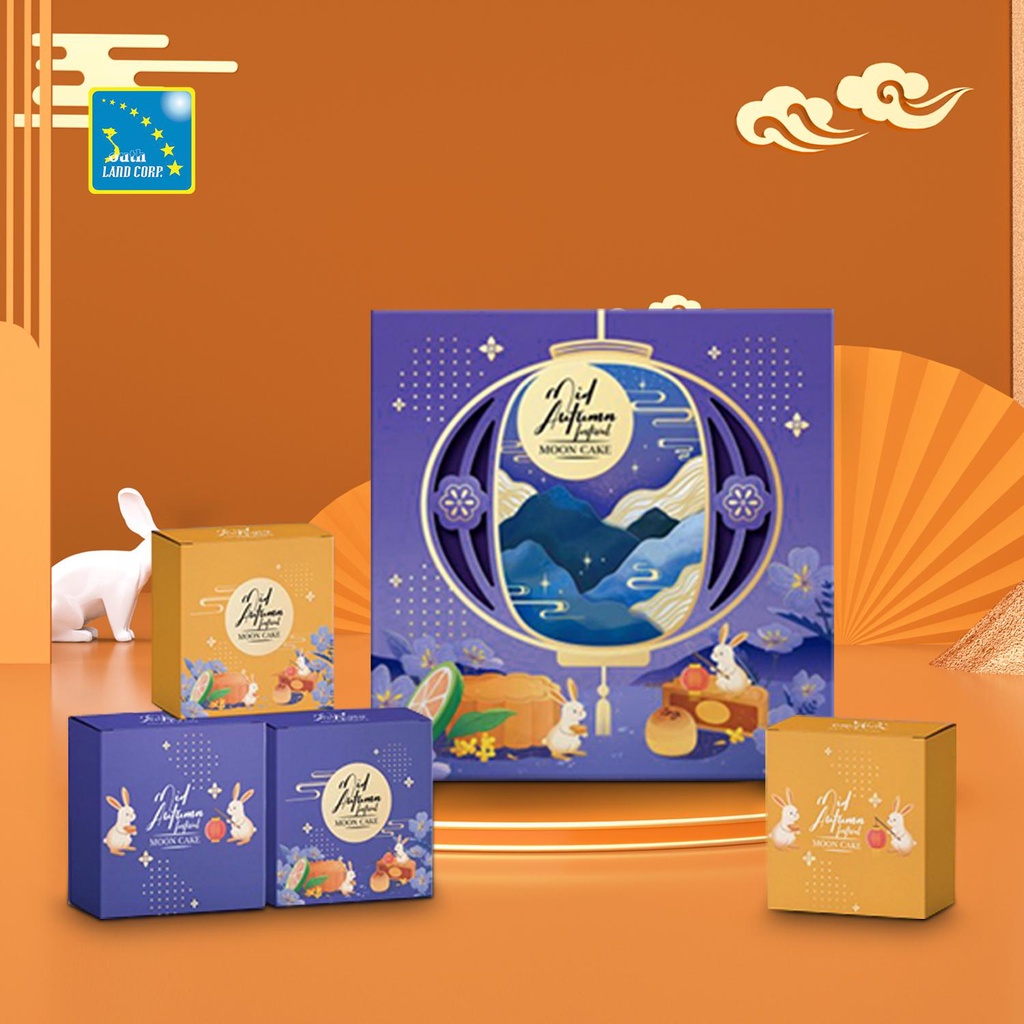 Hộp Trung Thu 2022 - THỎ TÍM 4 bánh