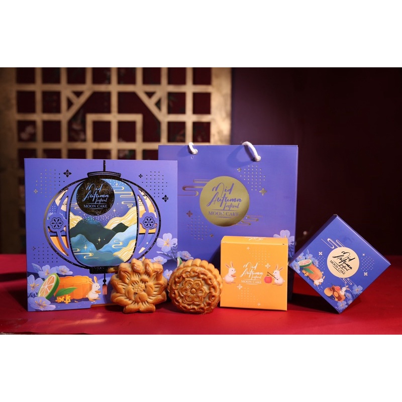 Hộp Trung Thu 2022 - THỎ TÍM 4 bánh