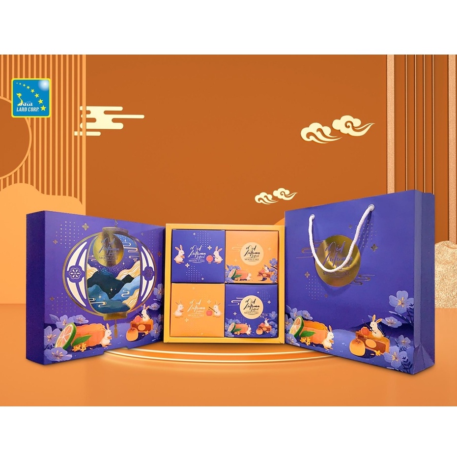 Hộp Trung Thu 2022 - THỎ TÍM 4 bánh