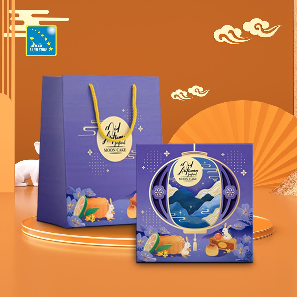Hộp Trung Thu 2022 - THỎ TÍM 4 bánh