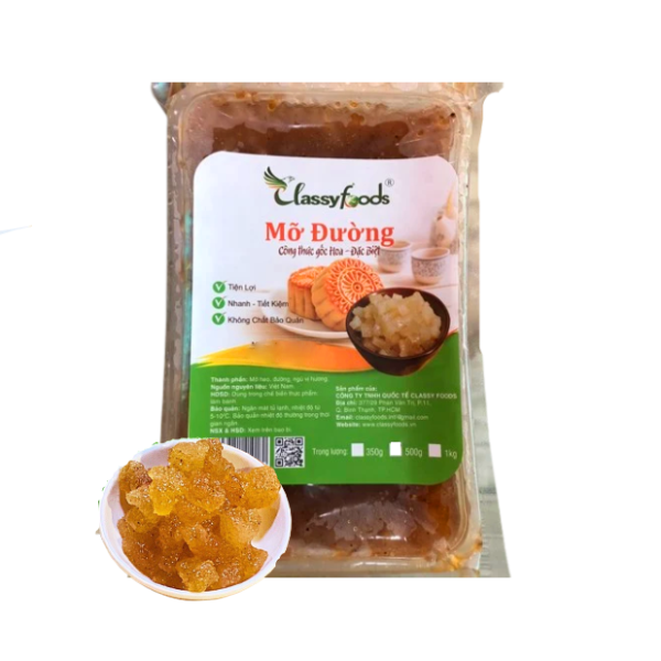 Mỡ đường Classyfoods 250g