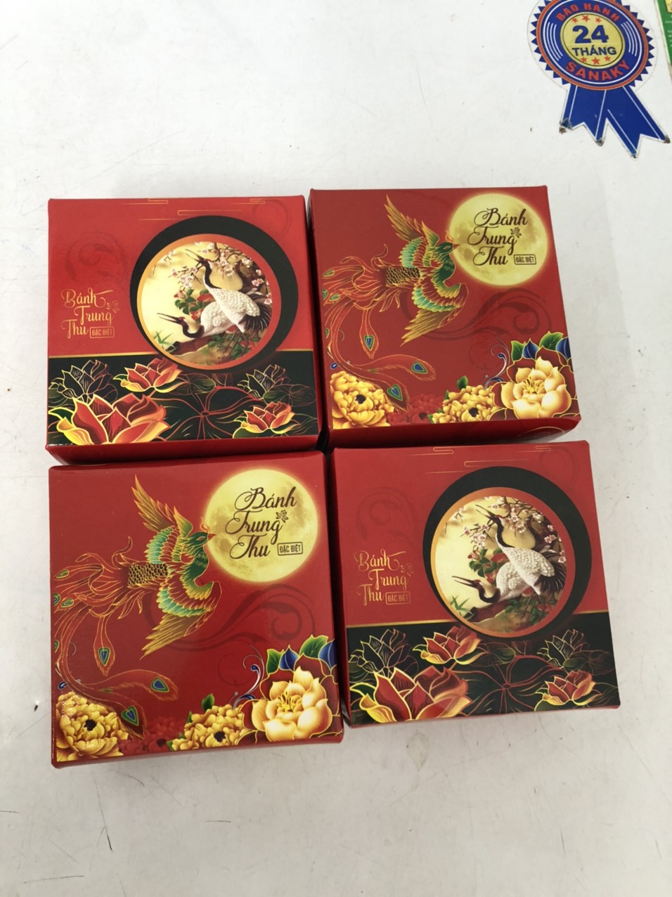 SET 4 HỘP CON TRUNG THU 1 BÁNH <= 250G