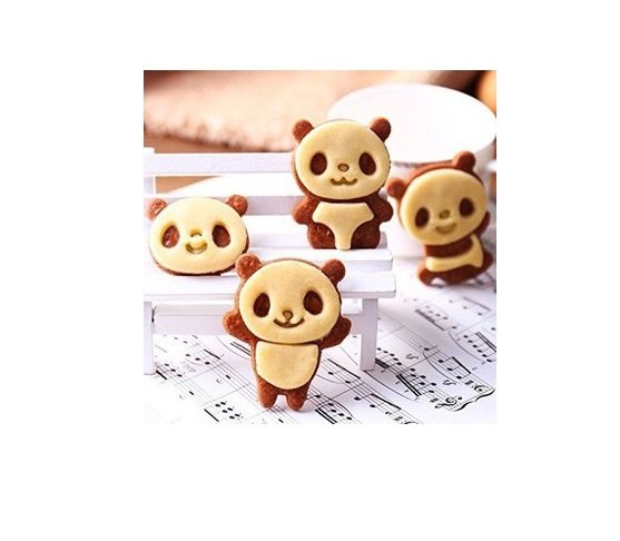 Bộ nhấn bánh quy nhựa gấu panda