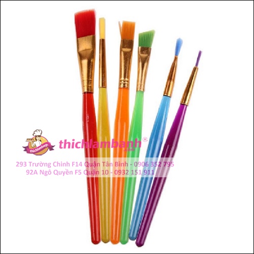 Bộ 6 cọ vẽ nhỏ