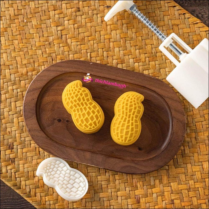 Khuôn lò xo hình hạt đậu phộng, củ lạc 50g
