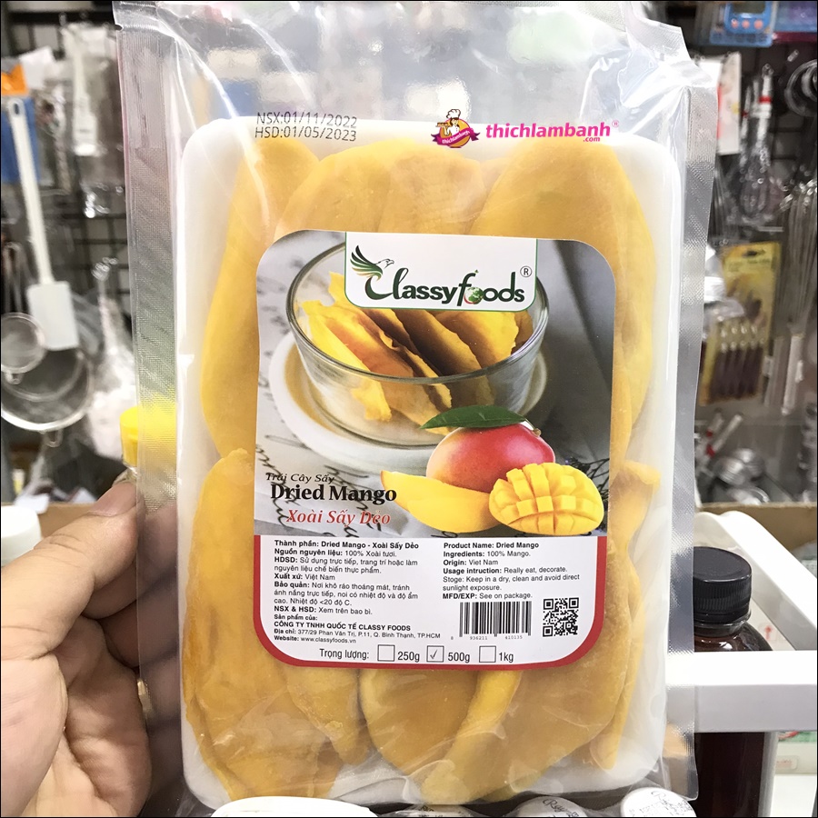 Xoài sấy dẻo classyfood
