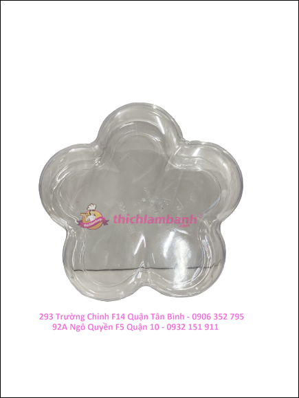 Hộp Mica Hoa Mai HM 1901 Đựng Mứt, Bánh, Hạt..
