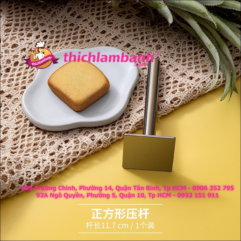 Cây Nhấn Bánh Dứa Hình Vuông