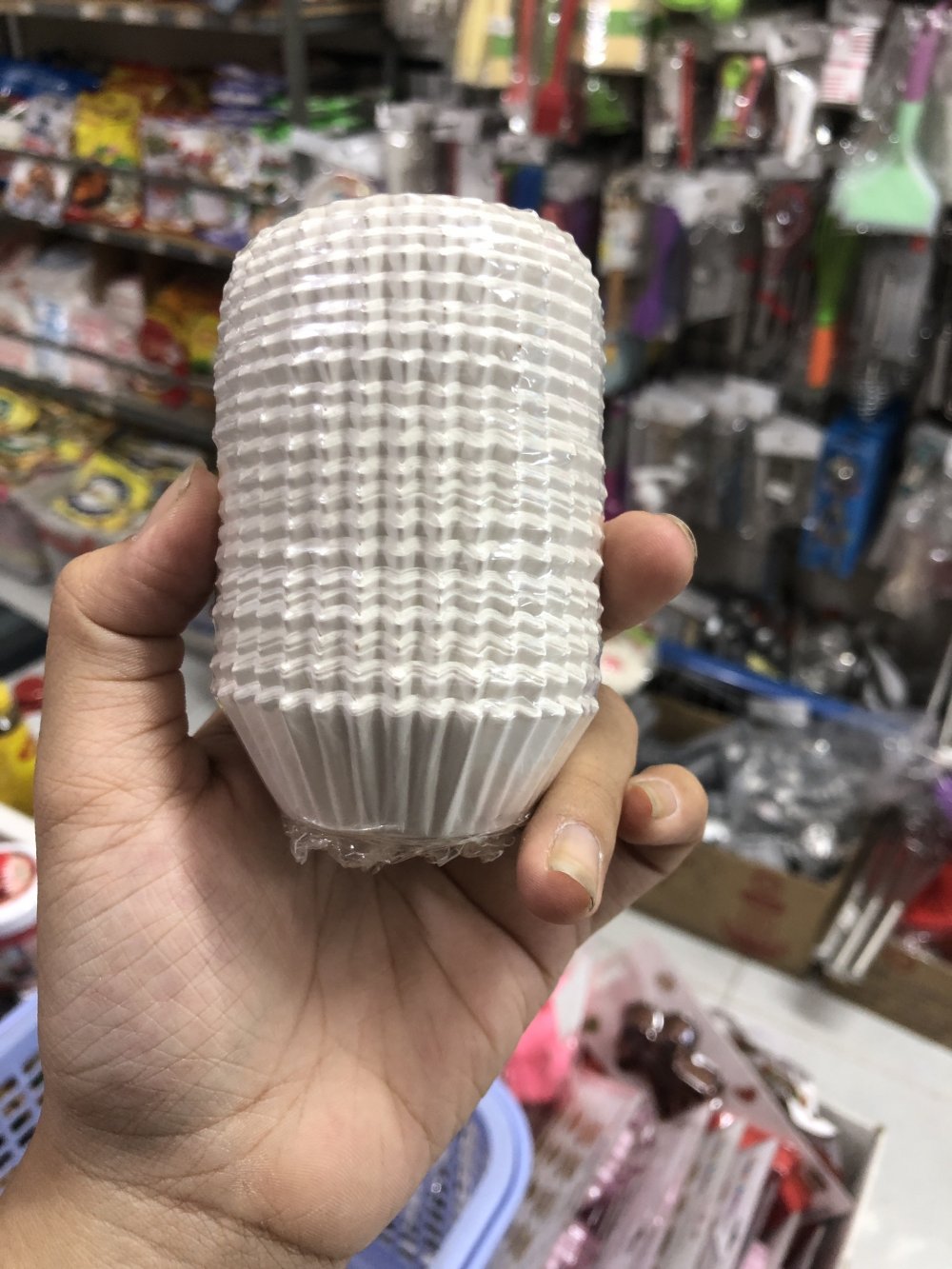 Giấy lót bánh cupcake C8 Trắng (350 cái)