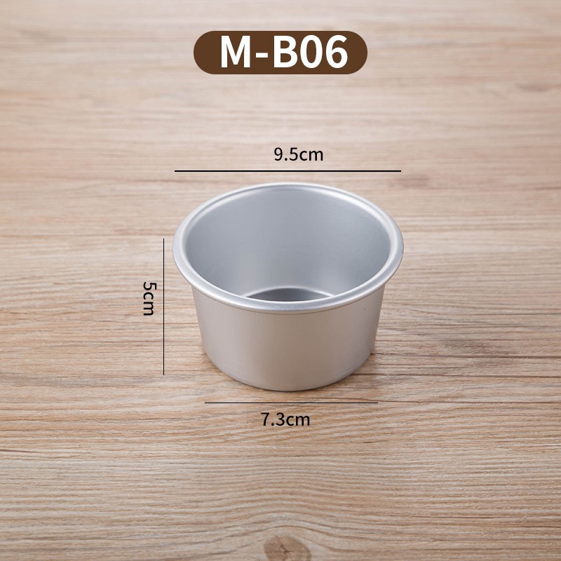Khuôn nhôm tròn đúc liền - B06 (9.5x5cm)