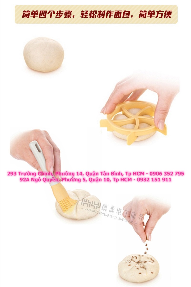 Dụng cụ nhấn tạo hình 5 cánh