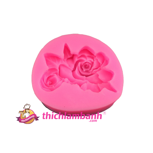 4D Silicon Chùm hoa hồng H8245