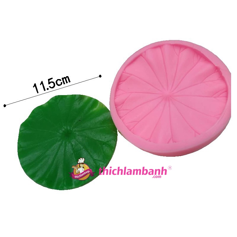 4D Silicon lá sen, gương sen, lá cuốn 1848