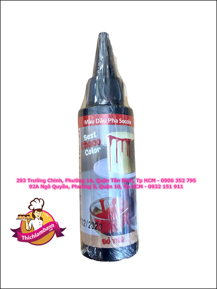 Đỏ tươi Màu dầu pha socola Unicorn 50g