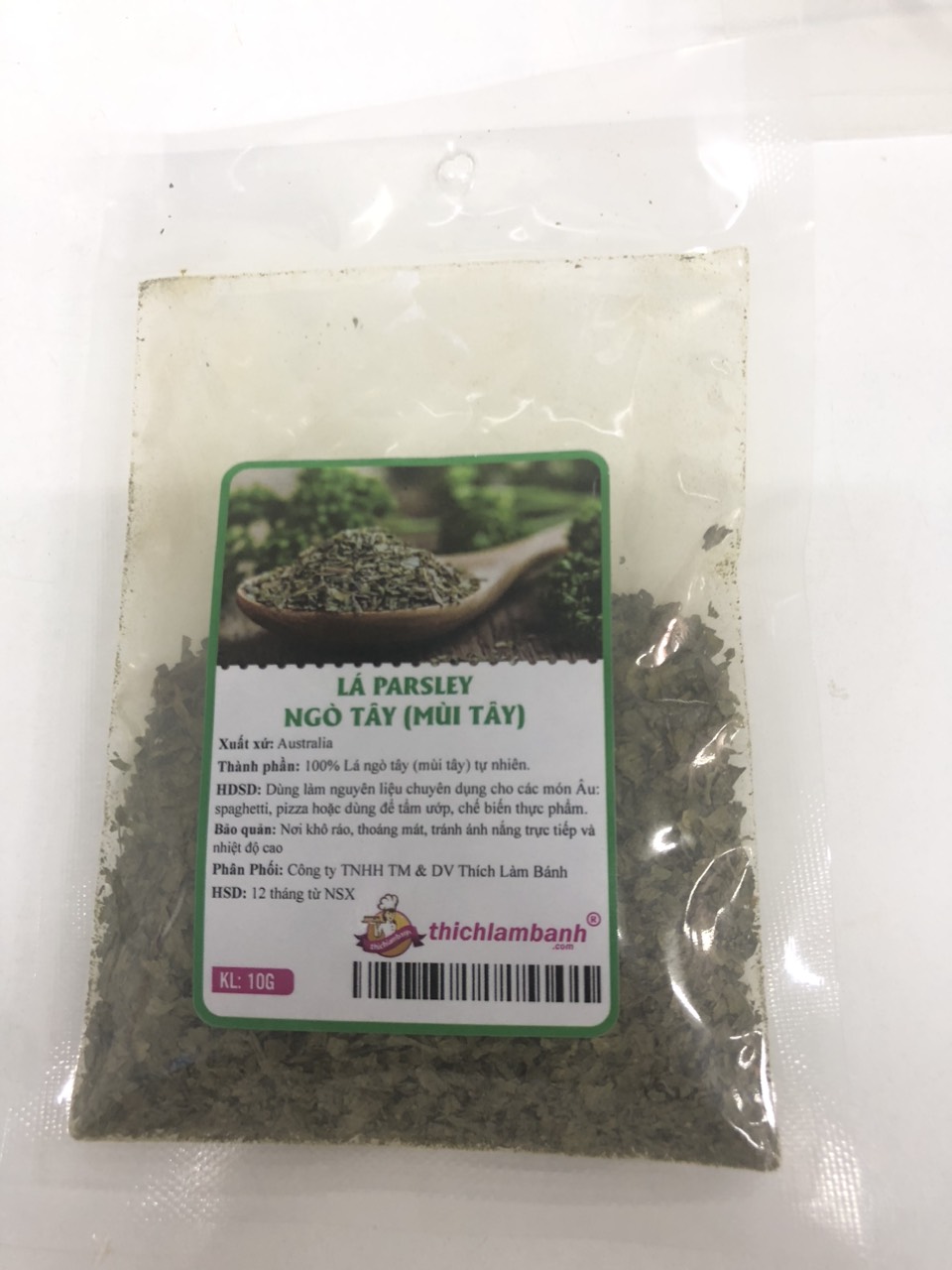 Lá Parsley khô / ngò (mùi) Tây