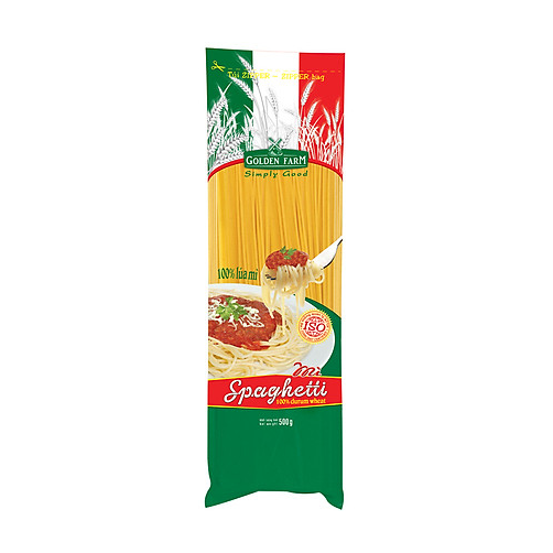 Mì Ý Spaghetti Golden Farm 500g