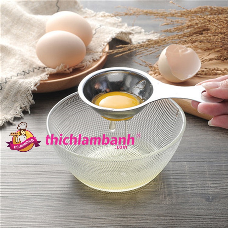 Dụng cụ tách lòng đỏ trứng inox