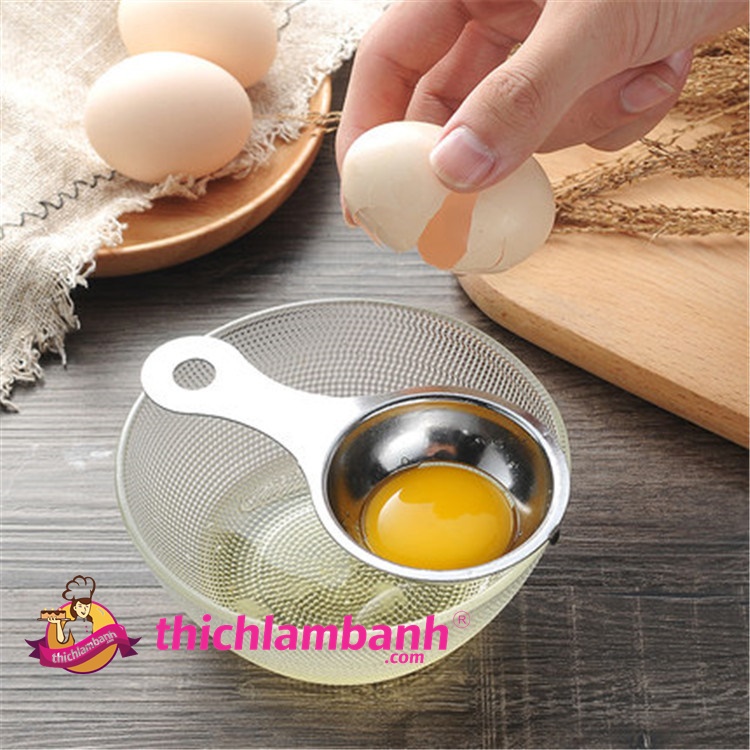 Dụng cụ tách lòng đỏ trứng inox