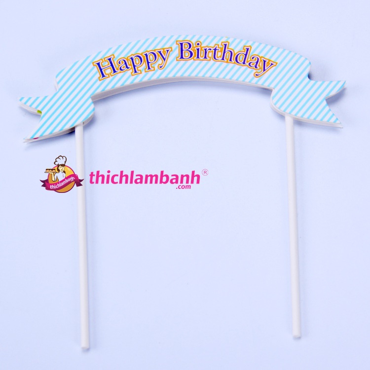 Bảng que cắm giấy HAPPY BIRTHDAY